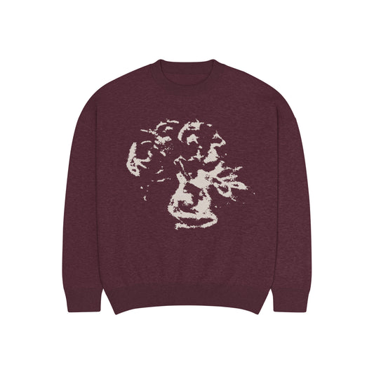 Flower Vase Knitted Sweater